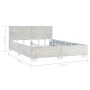 Estructura de cama de ratán natural gris 140x200 cm de vidaXL, Camas y somieres - Ref: Foro24-283091, Precio: 301,44 €, Descu...