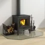 Glass plate for hexagonal fireplace 100x60 cm by vidaXL, Glass - Ref: Foro24-324136, Price: 42,25 €, Discount: %