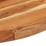 Mesa de bistró redonda madera maciza de mango Ø70x75 cm en Mesas de comedor | Comprar online en Foru.es