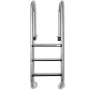Escalera de piscina 3 peldaños acero inoxidable 304 120 cm de vidaXL, Escaleras y rampas de piscina - Ref: Foro24-90502, Prec...