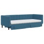 Sofá cama nido con cajones terciopelo azul 80x200 cm de vidaXL, Camas y somieres - Ref: Foro24-3196755, Precio: 451,22 €, Des...