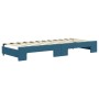 Sofá cama nido con cajones terciopelo azul 80x200 cm de vidaXL, Camas y somieres - Ref: Foro24-3196755, Precio: 451,22 €, Des...