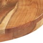 Mesa de bistró redonda madera maciza de mango Ø80x75 cm en Mesas de comedor | Comprar online en Foru.es
