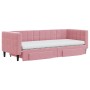 Sofá cama nido con cajones terciopelo rosa 80x200 cm de vidaXL, Camas y somieres - Ref: Foro24-3196759, Precio: 468,98 €, Des...