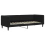 Sofá cama nido con cajones terciopelo negro 80x200 cm de vidaXL, Camas y somieres - Ref: Foro24-3196760, Precio: 477,53 €, De...