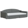 Sofá cama nido con cajones tela gris oscuro 100x200 cm de vidaXL, Camas y somieres - Ref: Foro24-3197590, Precio: 477,62 €, D...