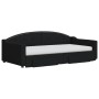 Sofá cama nido con cajones tela negro 100x200 cm de vidaXL, Camas y somieres - Ref: Foro24-3197591, Precio: 481,93 €, Descuen...