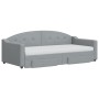 Sofá cama nido con cajones tela gris claro 90x190 cm de vidaXL, Camas y somieres - Ref: Foro24-3197594, Precio: 452,35 €, Des...