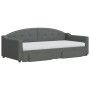 Sofá cama nido con cajones tela gris oscuro 90x190 cm de vidaXL, Camas y somieres - Ref: Foro24-3197595, Precio: 446,79 €, De...