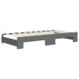 Sofá cama nido con cajones tela gris oscuro 90x190 cm de vidaXL, Camas y somieres - Ref: Foro24-3197595, Precio: 446,79 €, De...