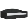 Sofá cama nido con cajones tela negro 90x190 cm de vidaXL, Camas y somieres - Ref: Foro24-3197596, Precio: 452,75 €, Descuent...