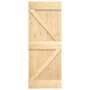 Puerta corredera con herrajes madera maciza de pino 85x210 cm en Puertas | Comprar online en Foru.es