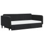 Sofá cama nido con cajones terciopelo negro 100x200 cm de vidaXL, Camas y somieres - Ref: Foro24-3197146, Precio: 483,20 €, D...