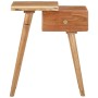 Mesita de noche de madera maciza de acacia 45x32x55 cm de vidaXL, Mesitas de noche - Ref: Foro24-245662, Precio: 113,81 €, De...