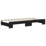 Trundle sofa bed with drawers black velvet 90x200 cm by vidaXL, Beds and slatted bases - Ref: Foro24-3196767, Price: 481,00 €...