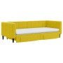 Sofá cama nido con cajones terciopelo amarillo 90x200 cm de vidaXL, Camas y somieres - Ref: Foro24-3196768, Precio: 486,46 €,...