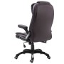Silla de oficina de cuero sintético marrón de vidaXL, Sillas de oficina - Ref: Foro24-20232, Precio: 232,67 €, Descuento: %