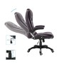 Silla de oficina de cuero sintético marrón de vidaXL, Sillas de oficina - Ref: Foro24-20232, Precio: 232,67 €, Descuento: %