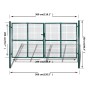 Puerta De Malla De Jardín Verja De Pared 289x200cm/306x250cm de vidaXL, Puertas de jardín - Ref: Foro24-140926, Precio: 490,6...