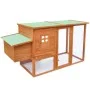 Gallinero de madera con 1 jaula para huevos de vidaXL, Jaulas y habitáculos para animales pequeños - Ref: Foro24-170164, Prec...