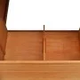 Gallinero de madera con 1 jaula para huevos de vidaXL, Jaulas y habitáculos para animales pequeños - Ref: Foro24-170164, Prec...