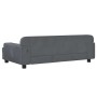 Cama para perros de terciopelo gris oscuro 90x53x30 cm en Camas para perros | Comprar online en Foru.es