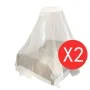 Mosquitera redonda 2 piezas 56x325x230 cm de vidaXL, Mosquiteras - Ref: Foro24-50263, Precio: 23,78 €, Descuento: %