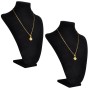 Expositor De Joyas En Forma De Busto Negro - 2Piezas - 23X11,5X30cm de vidaXL, Soportes para joyería - Ref: Foro24-240906, Pr...