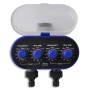 Temporizador de riego automático de jardín de salida doble de vidaXL, Controles de aspersión - Ref: Foro24-41193, Precio: 40,...