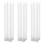 Cestas de muro de gaviones alambre galvanizado 25x25x150cm 3 ud de vidaXL, Paneles de vallas - Ref: Foro24-141046, Precio: 75...