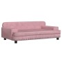 Cama para perros de terciopelo rosa 90x53x30 cm en Camas para perros | Comprar online en Foru.es