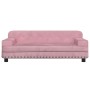 Cama para perros de terciopelo rosa 90x53x30 cm en Camas para perros | Comprar online en Foru.es
