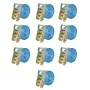 Correas de sujeción de trinquete 10 uds 2T 6mx38mm azul de vidaXL, Correas de amarre - Ref: Foro24-142655, Precio: 80,03 €, D...