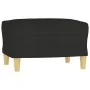 Sofa set with cushions 3 pieces black fabric by vidaXL, Sofas - Ref: Foro24-3201318, Price: 480,98 €, Discount: %
