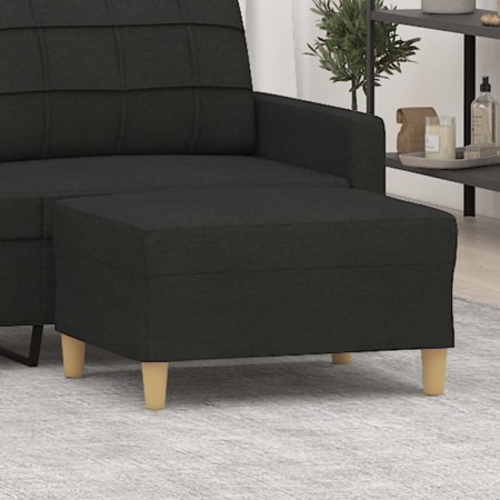 Reposapiés de tela negro 70x55x41 cm de vidaXL, Otomanas - Ref: Foro24-349275, Precio: 61,95 €, Descuento: %