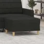 Reposapiés de tela negro 70x55x41 cm de vidaXL, Otomanas - Ref: Foro24-349275, Precio: 61,13 €, Descuento: %