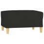 Reposapiés de tela negro 70x55x41 cm de vidaXL, Otomanas - Ref: Foro24-349275, Precio: 61,95 €, Descuento: %