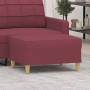 Reposapiés de tela rojo tinto 70x55x41 cm de vidaXL, Otomanas - Ref: Foro24-349277, Precio: 61,83 €, Descuento: %