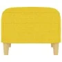 Reposapiés de tela amarillo claro 60x50x41 cm de vidaXL, Otomanas - Ref: Foro24-349268, Precio: 54,67 €, Descuento: %