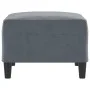 Reposapiés de terciopelo gris oscuro 70x55x41 cm de vidaXL, Otomanas - Ref: Foro24-349318, Precio: 63,44 €, Descuento: %