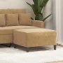 Reposapiés de terciopelo marrón 70x55x41 cm de vidaXL, Otomanas - Ref: Foro24-349324, Precio: 56,54 €, Descuento: %