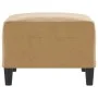 Reposapiés de terciopelo marrón 70x55x41 cm de vidaXL, Otomanas - Ref: Foro24-349324, Precio: 56,54 €, Descuento: %