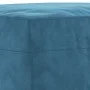 Reposapiés de terciopelo azul 70x55x41 cm de vidaXL, Otomanas - Ref: Foro24-349326, Precio: 57,50 €, Descuento: %