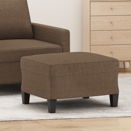 Reposapiés de tela marrón 60x50x41 cm de vidaXL, Otomanas - Ref: Foro24-349330, Precio: 52,41 €, Descuento: %
