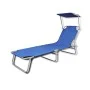 Klappliege mit Stahlverdeck und blauem Stoff von vidaXL, Liegen - Ref: Foro24-41196, Preis: 60,69 €, Rabatt: %