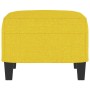 Reposapiés de tela amarillo claro 60x50x41 cm de vidaXL, Otomanas - Ref: Foro24-349332, Precio: 53,81 €, Descuento: %