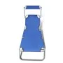 Klappliege mit Stahlverdeck und blauem Stoff von vidaXL, Liegen - Ref: Foro24-41196, Preis: 60,69 €, Rabatt: %