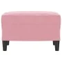 Reposapiés de terciopelo rosa 60x50x41 cm de vidaXL, Otomanas - Ref: Foro24-349296, Precio: 55,50 €, Descuento: %
