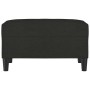 Reposapiés de tela negro 70x55x41 cm de vidaXL, Otomanas - Ref: Foro24-349307, Precio: 59,93 €, Descuento: %