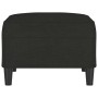 Reposapiés de tela negro 70x55x41 cm de vidaXL, Otomanas - Ref: Foro24-349307, Precio: 59,93 €, Descuento: %